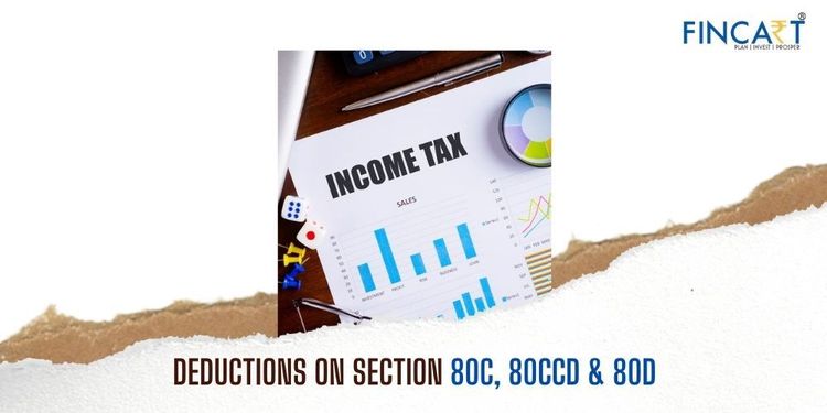 income deductions under 80c, 80ccd and 80d